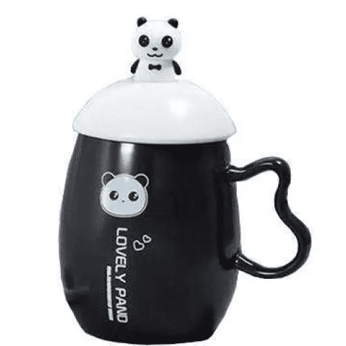 Panda Kupa <Br> Kapaklı Panda Kupa