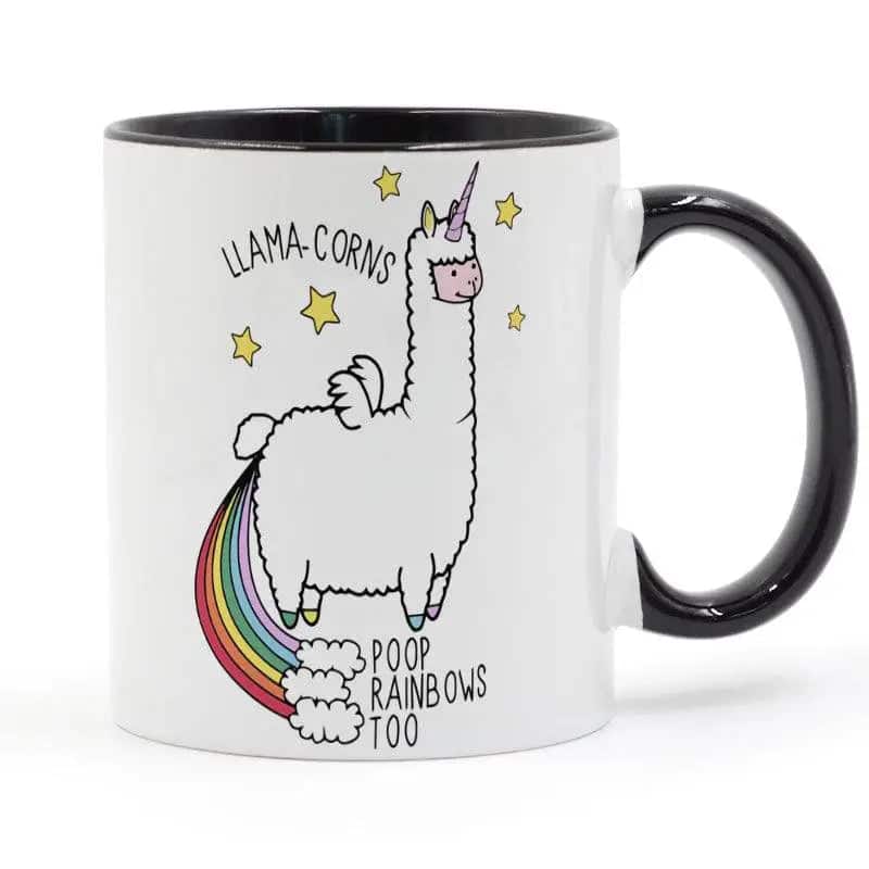 Orijinal Kişiselleştirilmiş Kupa <Br> Lama Unicorn