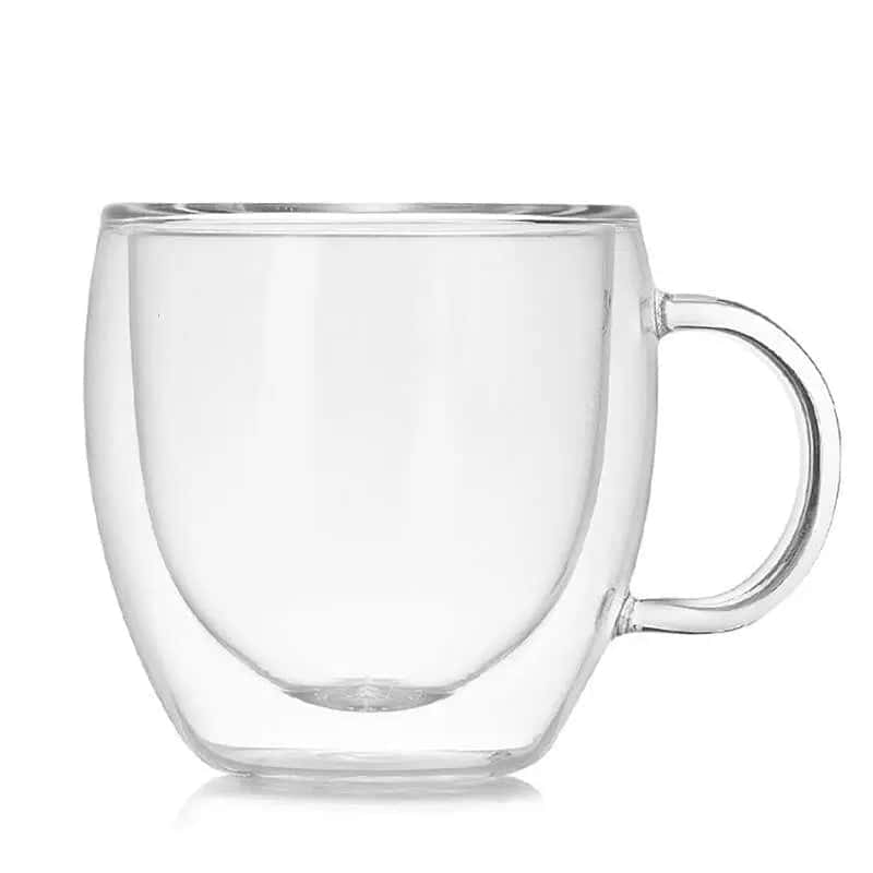 Çift Cidarlı Cam <Br>Kupalar (2'Li Set)